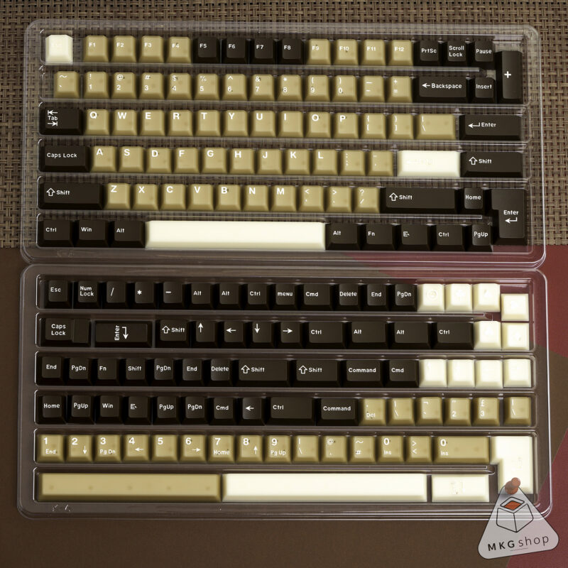 Keycap Latte Chocolate - PBT PC - Cherry profile - Hình ảnh 2
