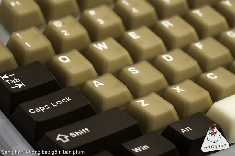 Keycap Latte Chocolate - PBT PC - Cherry profile - Hình ảnh 5