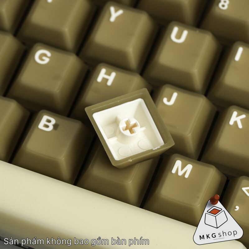 Keycap Latte Chocolate - PBT PC - Cherry profile - Hình ảnh 6