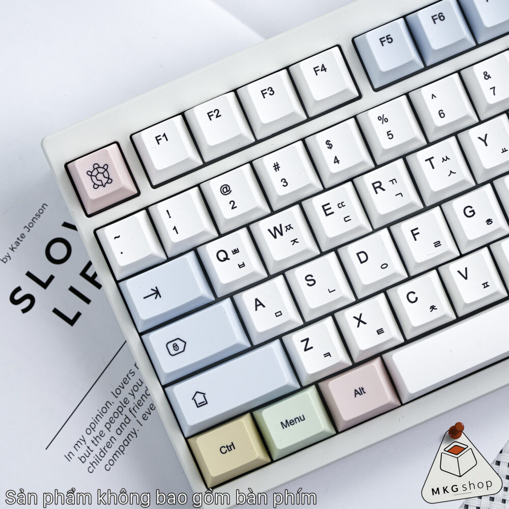 Keycap San hô - Cherry profile - Font tiếng hàn - PBT dyesub