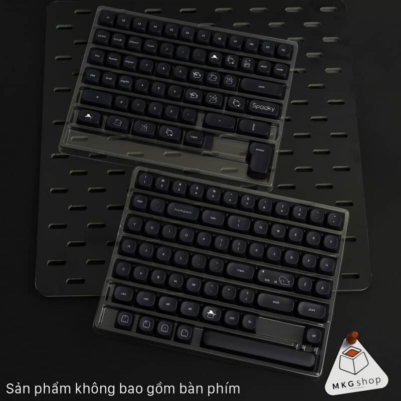 Keycap Spooky Black - MOA profile - PBT dyesub - Ảnh 2
