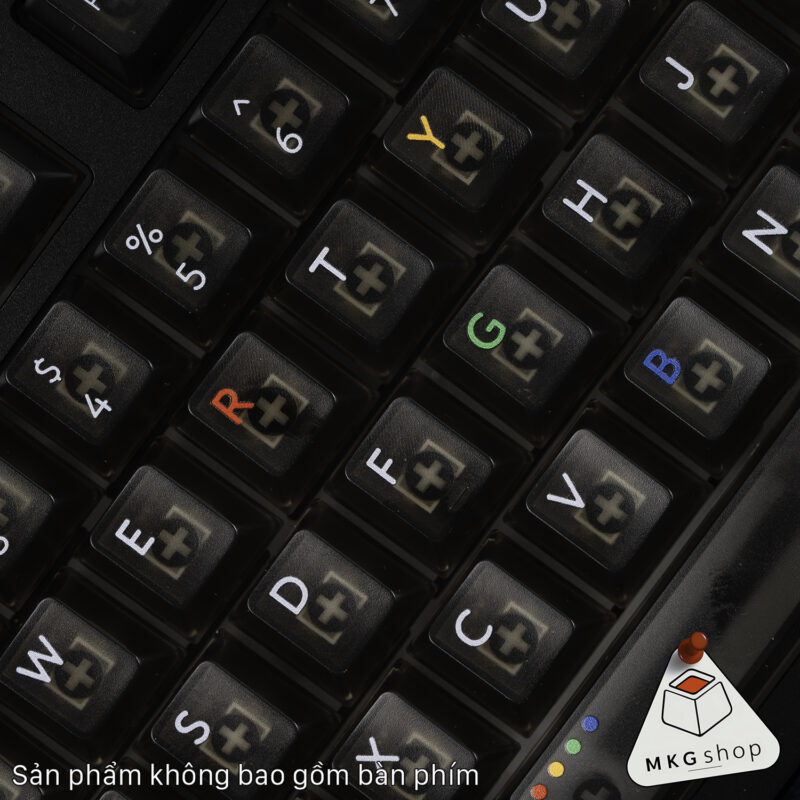 Keycap RGBY clear - ABS in UV - Cherry profile - Ảnh 3