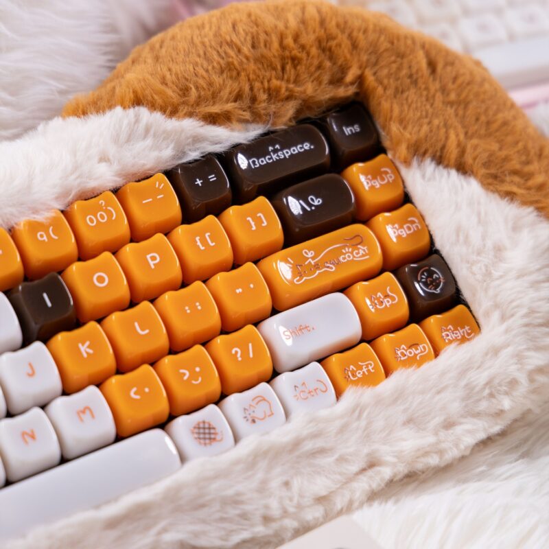 Keycap Mèo tam thể - MAO profile - nhựa PC - Ảnh 5