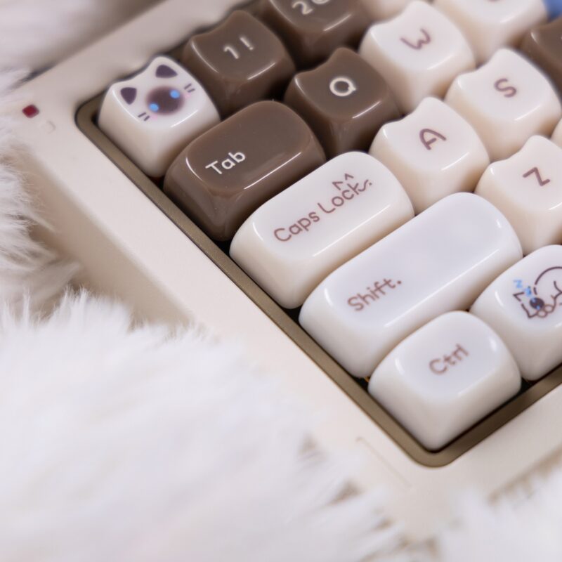 Keycap Mèo Chocolate - MAO profile - nhựa PC - Ảnh 3
