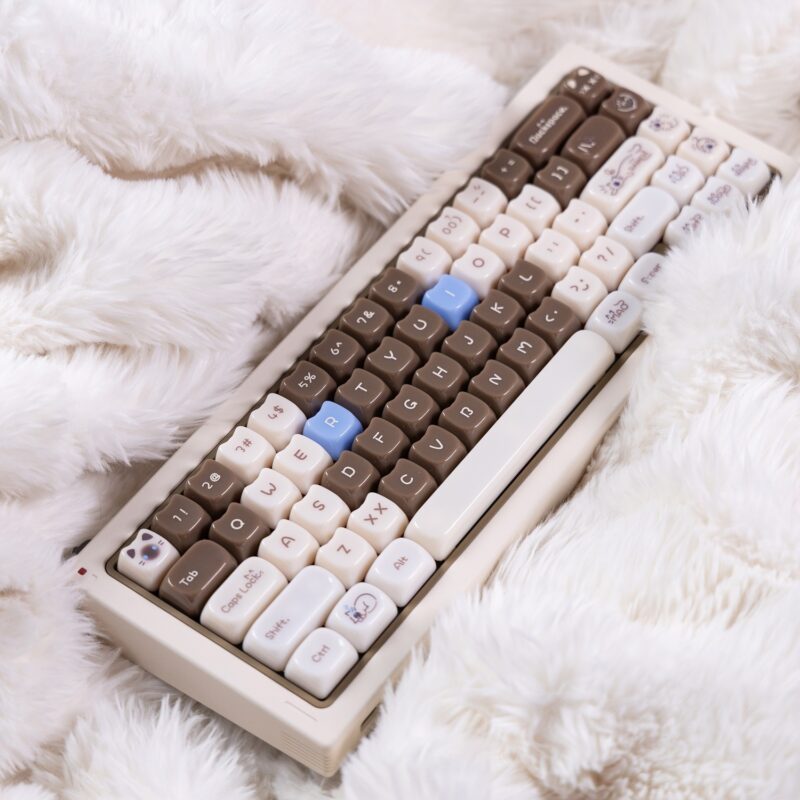 Keycap Mèo Chocolate - MAO profile - nhựa PC - Ảnh 5