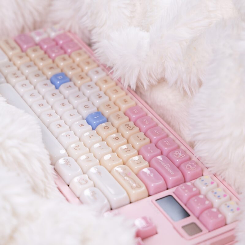 Keycap Mèo hồng - MAO profile - nhựa PC - Ảnh 4
