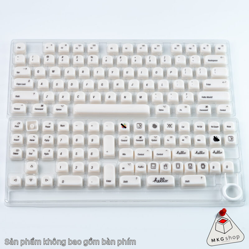 Keycap MACOs - MOA profile trơn bóng - PBT dyesub - Ảnh 2
