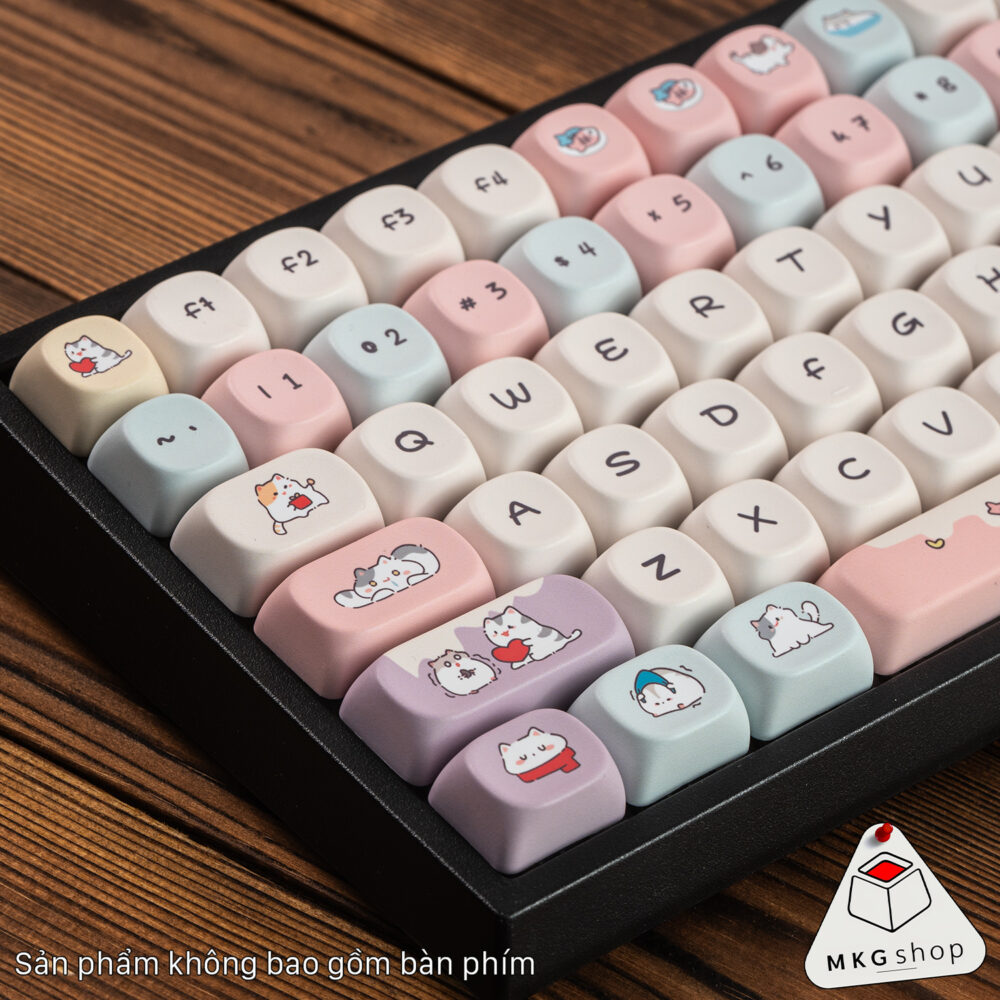 Keycap Cat and Hamster PBT Dyesub – MOA Profile