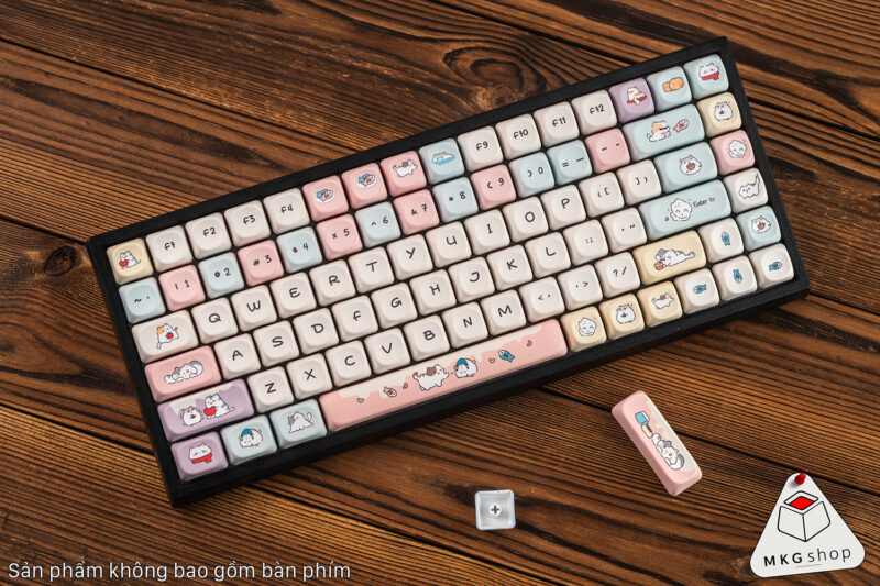 Keycap Cat and Hamster PBT Dyesub – MOA Profile - Ảnh 4