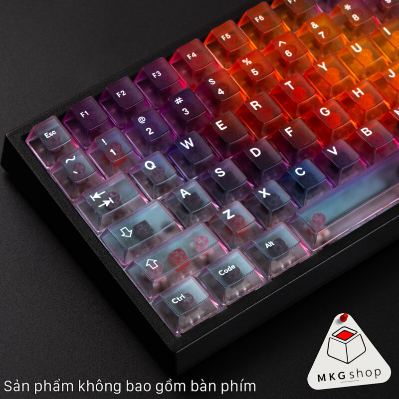 Keycap Sun Flower – Cherry Profile ABS Xuyên LED In UV - Ảnh 2