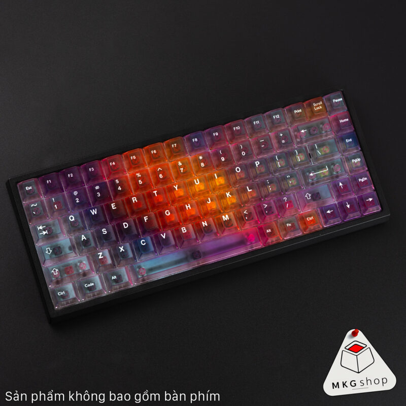 Keycap Sun Flower – Cherry Profile ABS Xuyên LED In UV - Ảnh 3