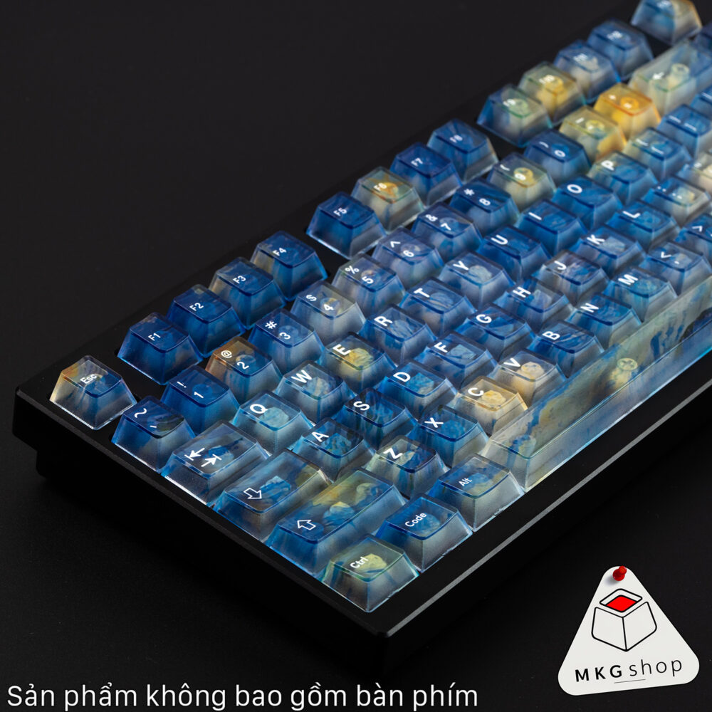 Keycap Starry Night – Cherry Profile ABS Xuyên LED In UV