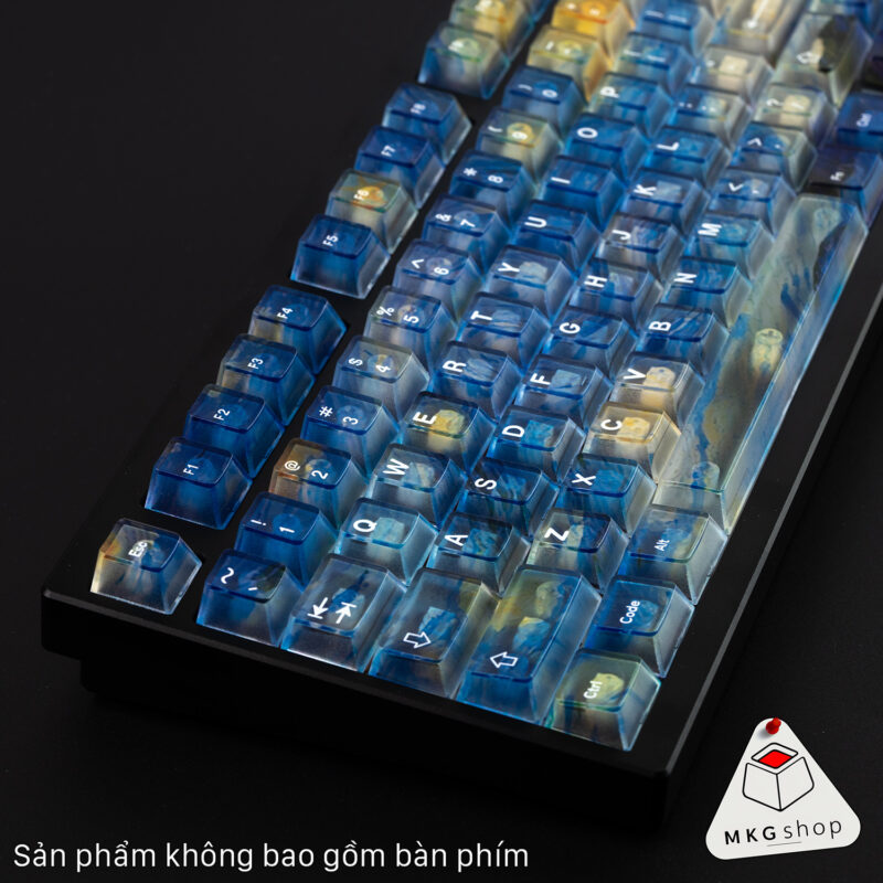 Keycap Starry Night – Cherry Profile ABS Xuyên LED In UV - Ảnh 4
