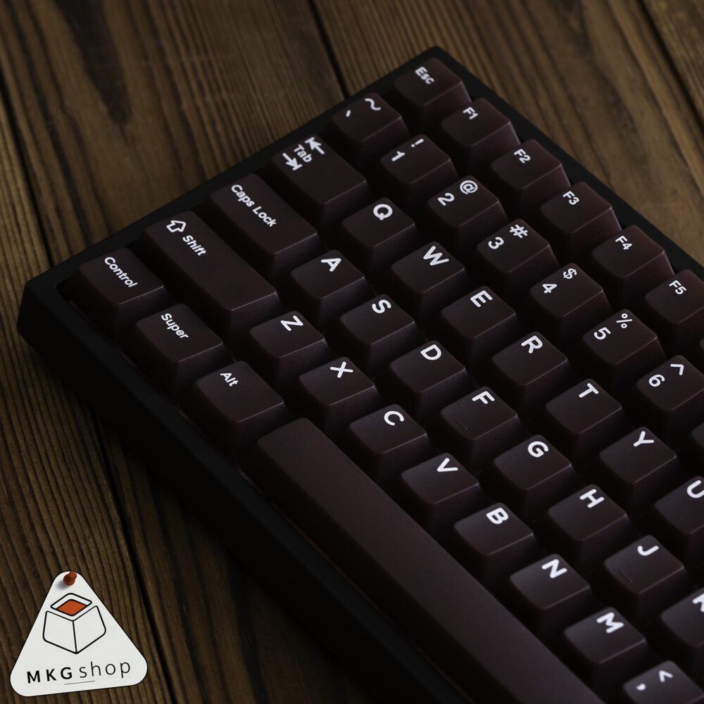 Keycap đỏ rượu vang - PC trong suốt - Cherry profile