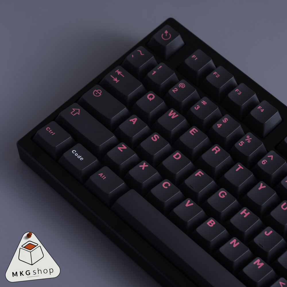Keycap Pink on dark grey - ABS doubleshot