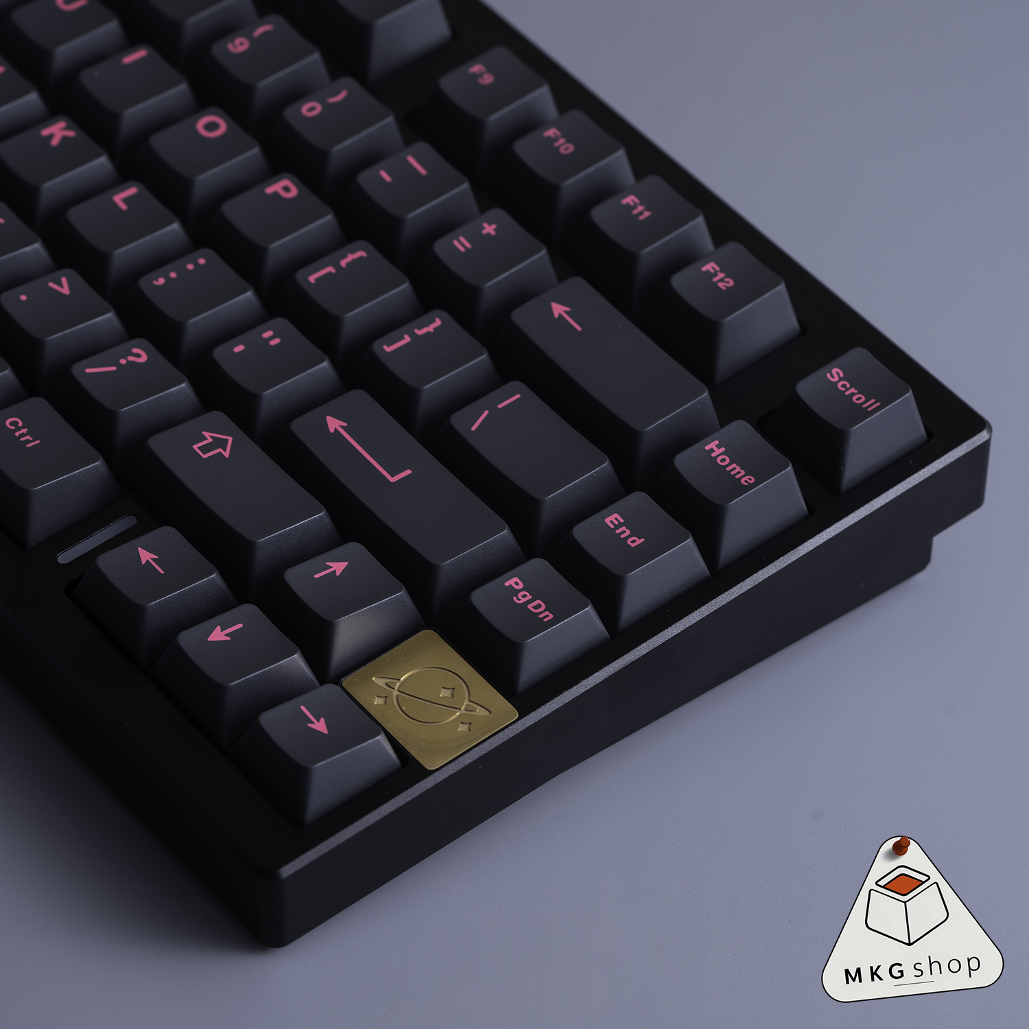 Keycap Pink on dark grey - ABS doubleshot - Ảnh 5