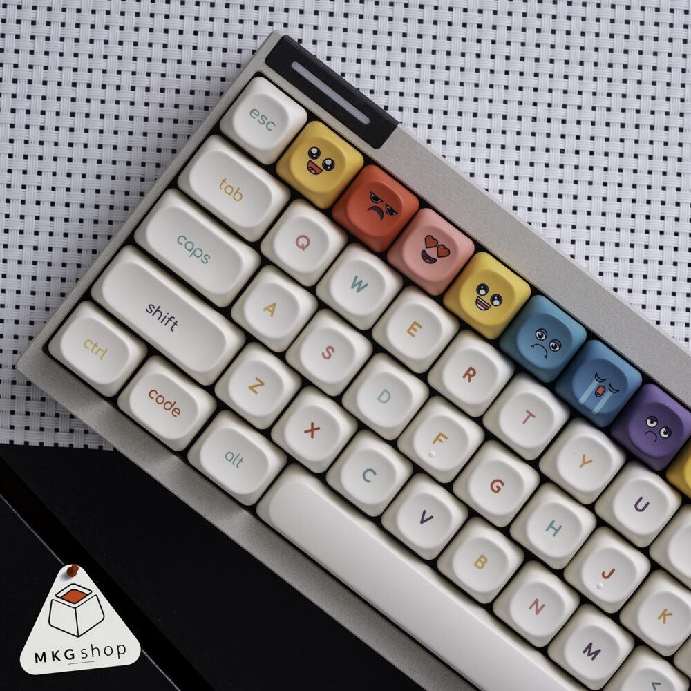 Keycap Litte Monster White - MOA profile - PBT dyesub