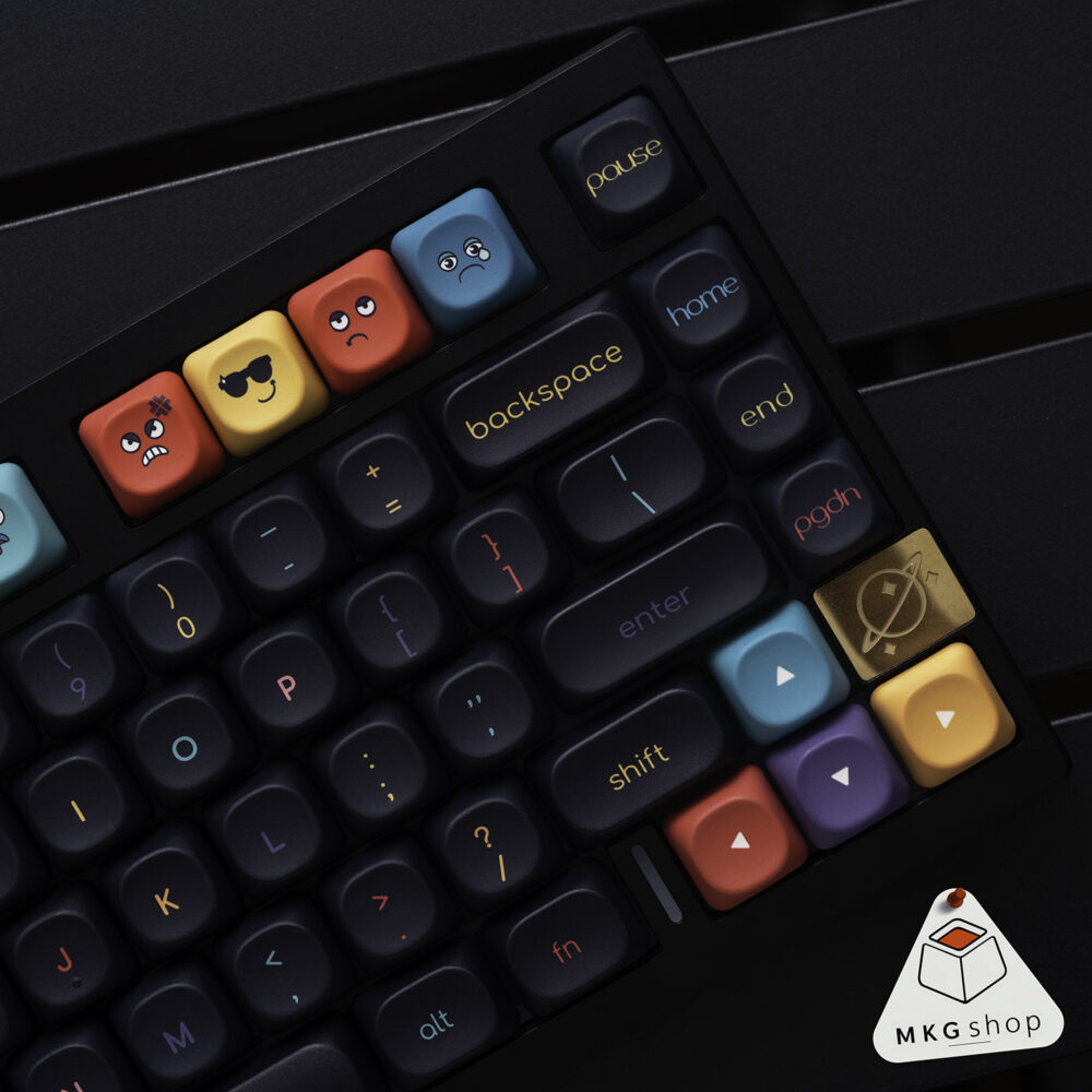 Keycap Litte Monster Dark - MOA profile - PBT dyesub