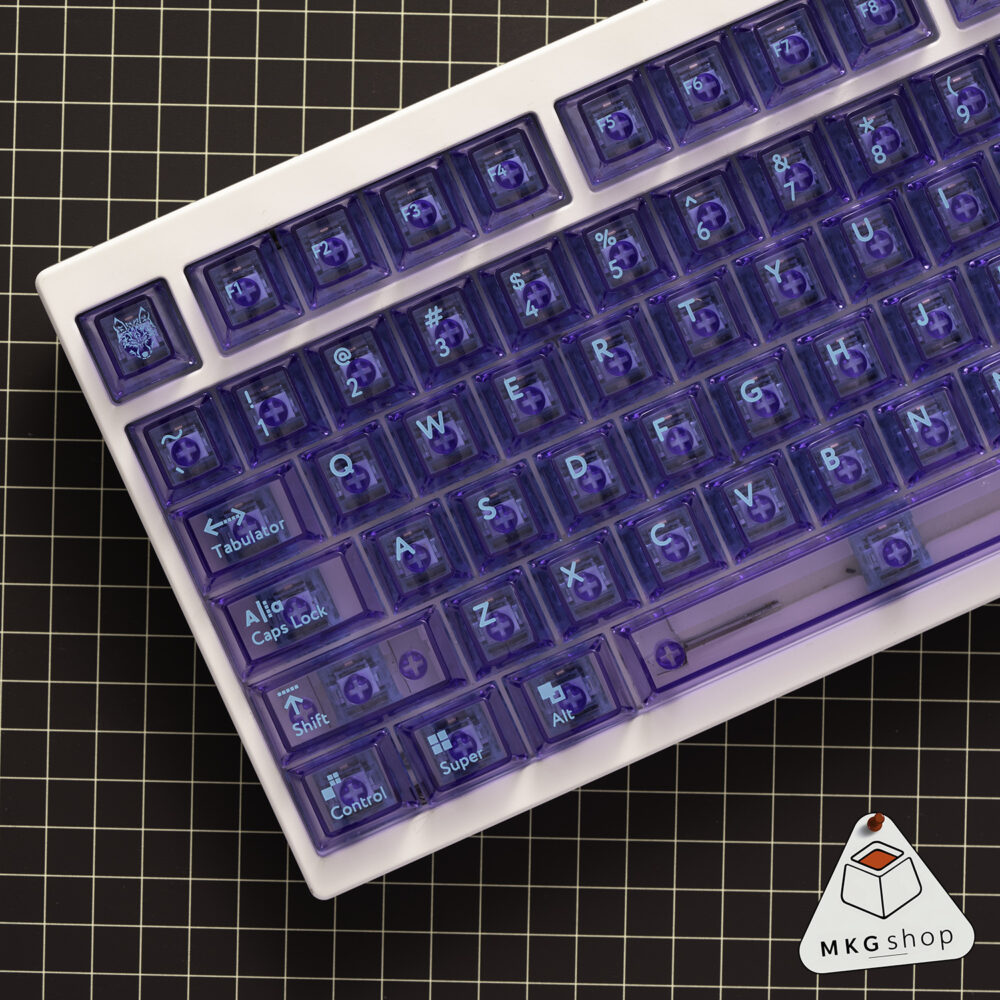 Keycap Purple Clear - Nhựa PC