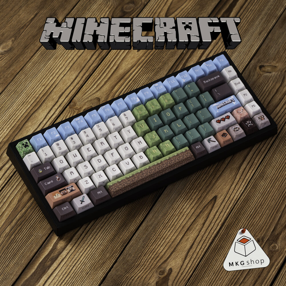 Keycap MineCraft - PBT dyesub - Cherry