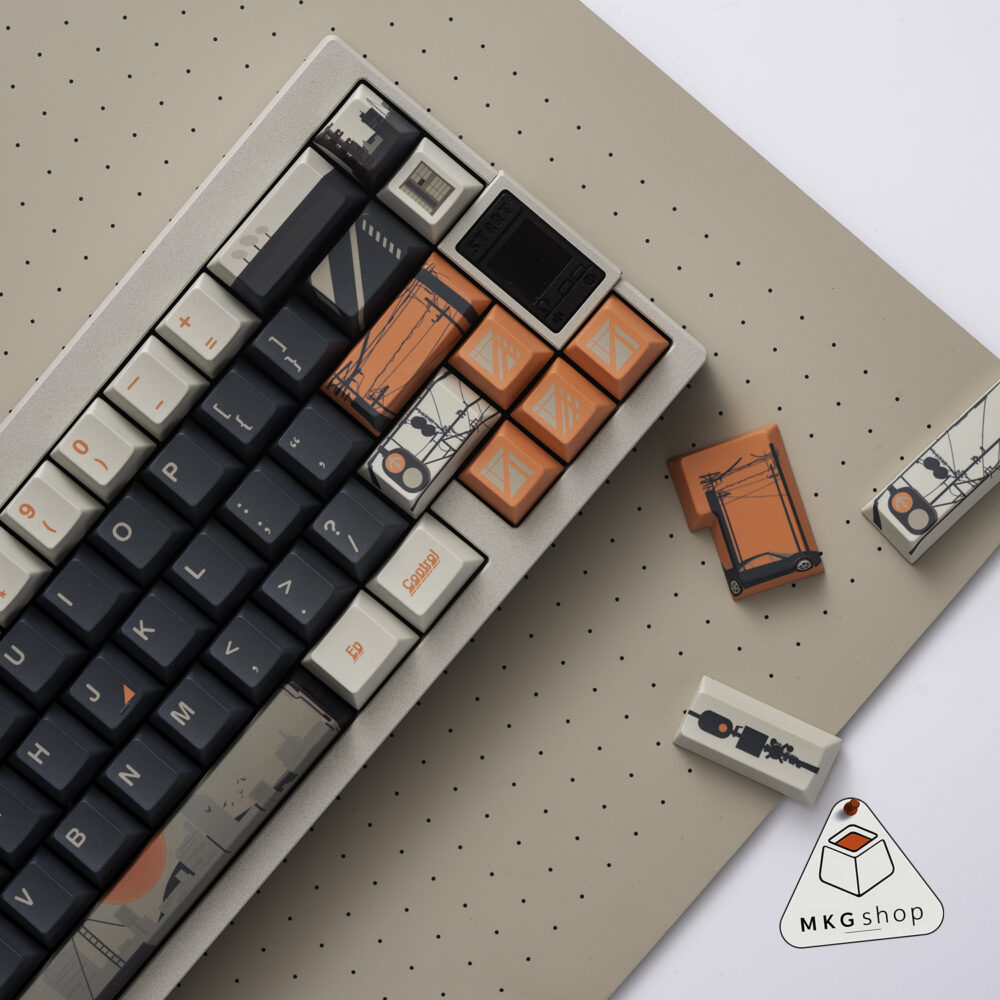 Keycap Downtown - PBT dyesub - Cherry