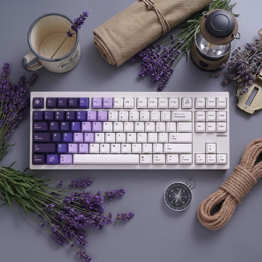 Keycap Lavender PBT dyesub Cherry profile