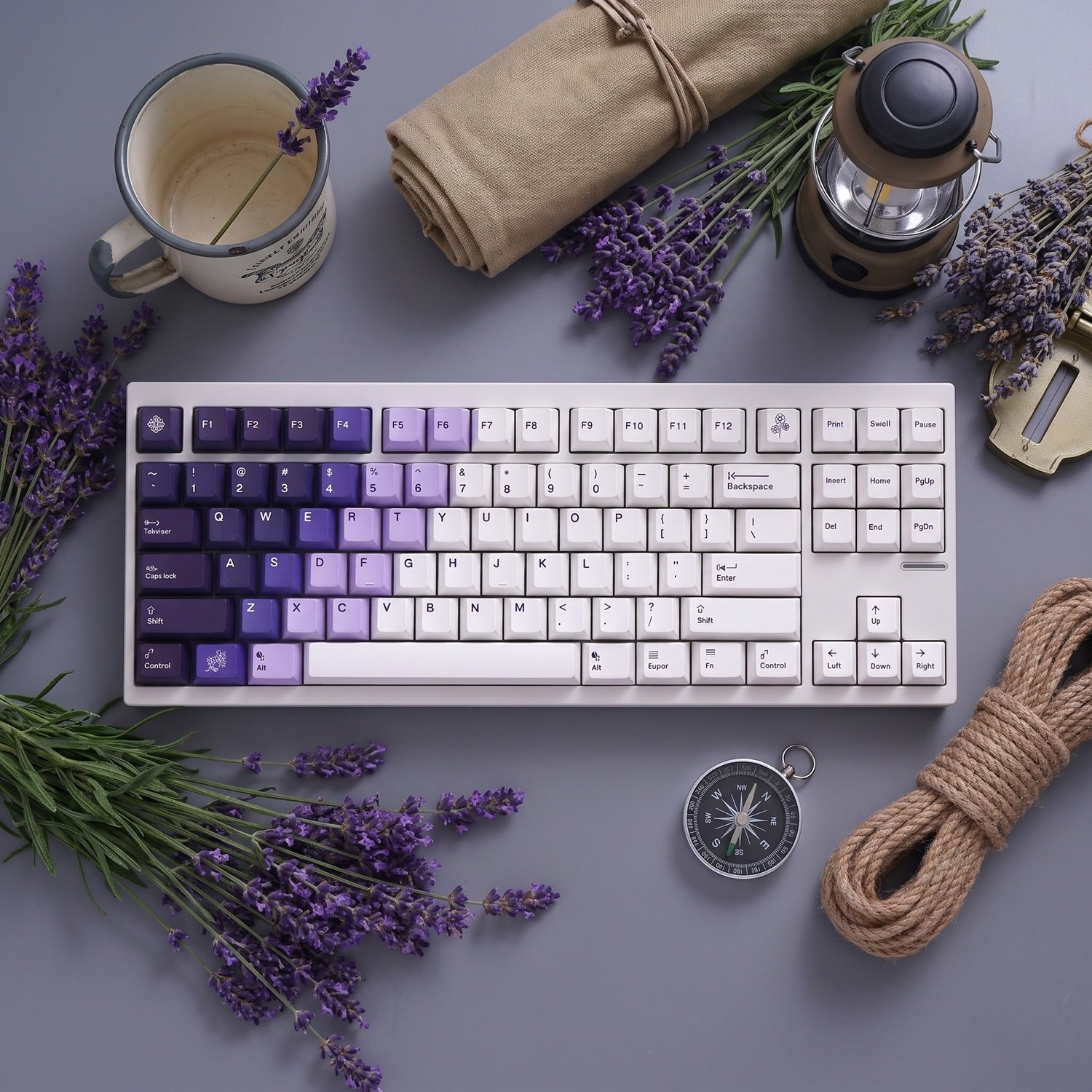 Keycap Lavender PBT dyesub Cherry profile