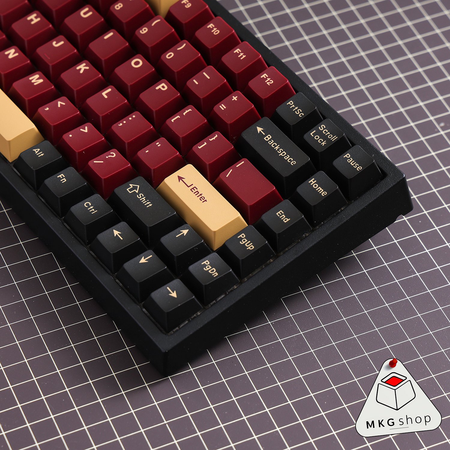 Keycap Red Samurai ABS doubleshot Cherry profile - Image 3